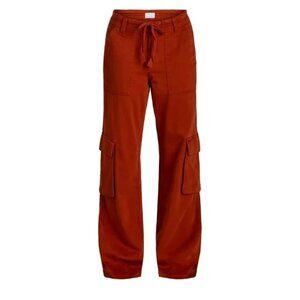 Time and Tru Women's Drawstring Cargo Pant  Auburn Sun, Size 4